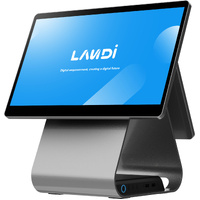 Landi C20ProSE POS System 15" Screen 10" Premium CFD Android13 4GB RAM 64GB ROM 12MTH WTY