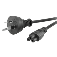 3Pin IEC-C5 Clover Connector Power Cable 2M