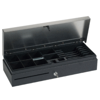 VPOS ECFLIP Flip-Top Lockable Cash Drawer S/S Lid 6N/8C