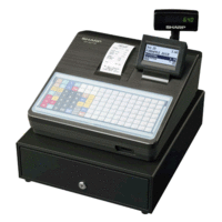 Sharp XE-A217B Cash Register w/Flat Key, Thermal Prt, Serial IF