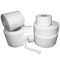 70mm x 25mm Thermal Labels 2500/Roll Perf Rem 25C 4Rolls