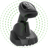 Cino A678BT 2D Bluetooth Wireless Charging Barcode Scanner