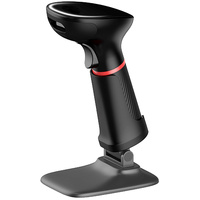 Nexa ZED 2602 2D Barcode Scanner Black USB w/Stand