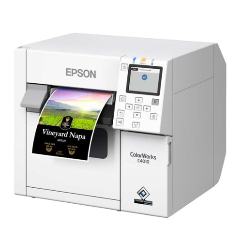 Epson ColorWorks C4010A Inkjet Label Printer ETH USB White