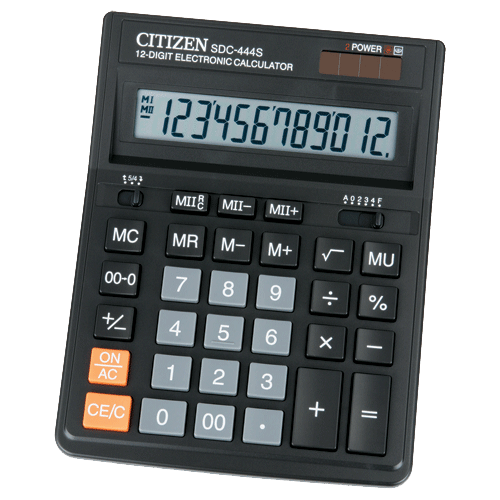 Citizen SDC-444 Desktop Calculator