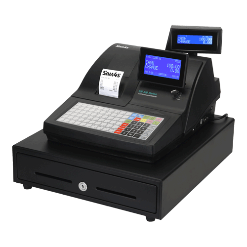 SAM4S NR-510 Cash Register w/Thermal Printer, Flat Keyboard