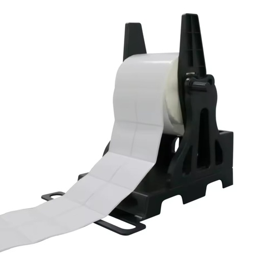 External Label Roll Holder and Manual Rewinder, 25-76mm Core Rolls for Zebra, Bixolon, Citizen, TSC, Most Label Printers
