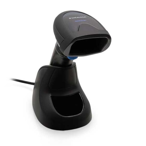 Datalogic QuickScan QD2590 2D Scanner w/Auto Stand USB, Black